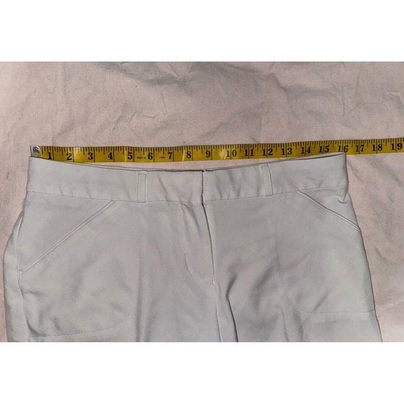 Peter Millar wicking women's pants off white size 4 mid rise 26.5" inseam - Picture 10 of 11